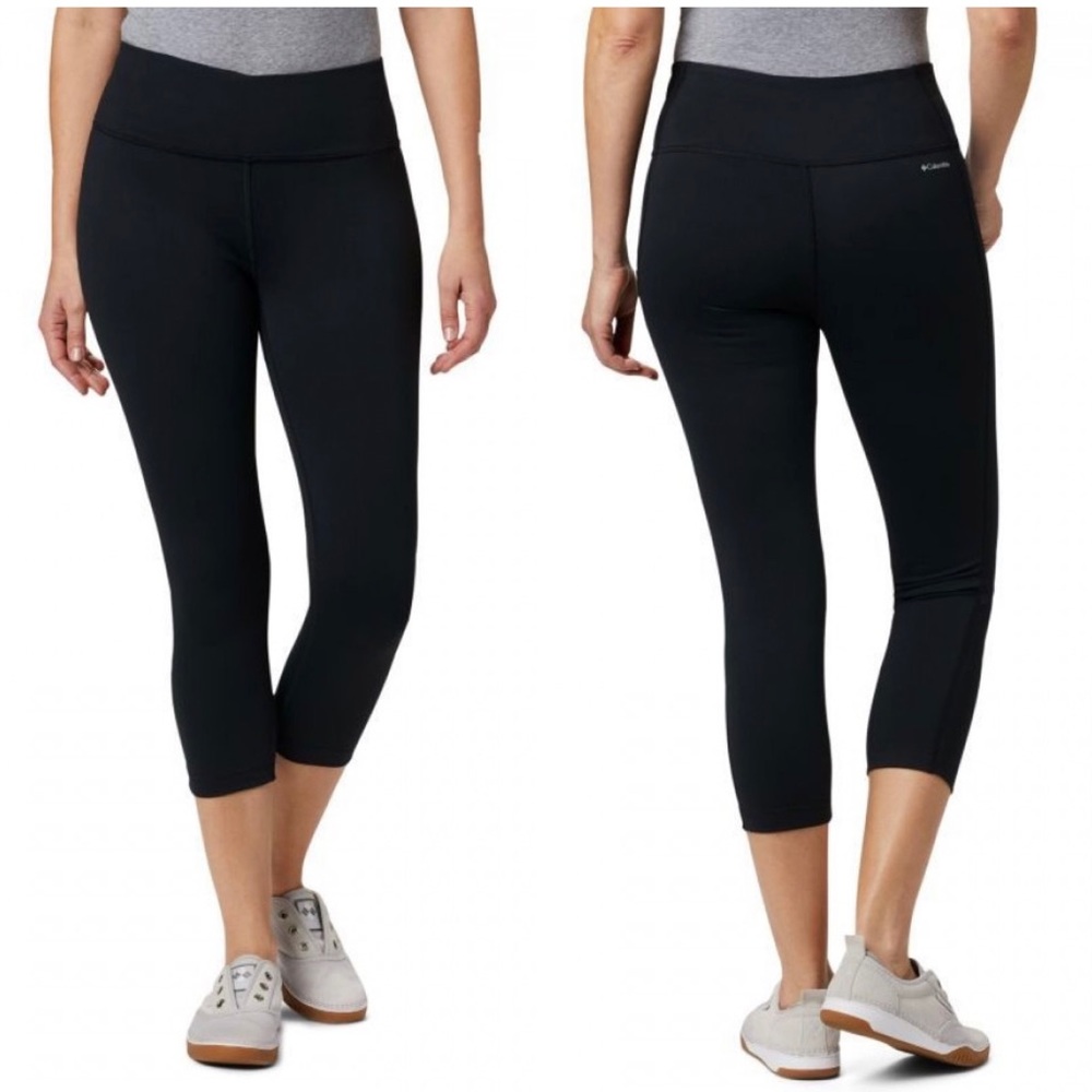 Columbia Black Capri Performance Leggings Sz S